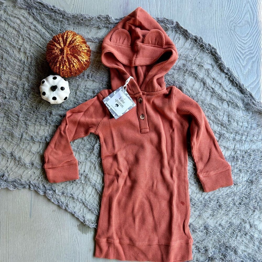 Kate Quinn Hooded Sweatshirt Dress
